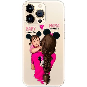 iSaprio Mama Mouse Brunette and Girl pro iPhone 13 Pro Max (mmbrugirl-TPU3-i13pM)
