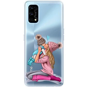 iSaprio Kissing Mom - Blond and Boy pro Realme 7 Pro (kmbloboy-TPU3-RLM7pD)