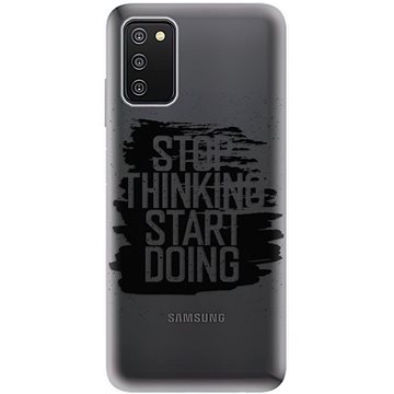 iSaprio Start Doing pro black pro Samsung Galaxy A03s (stadob-TPU3-A03s)