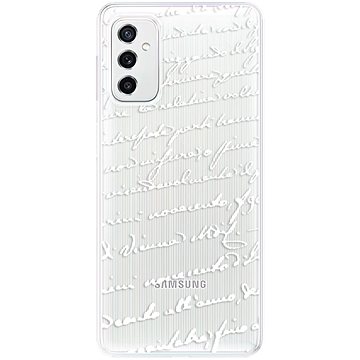 iSaprio Handwriting 01 pro white pro Samsung Galaxy M52 5G (hawri01w-TPU3-M52_5G)