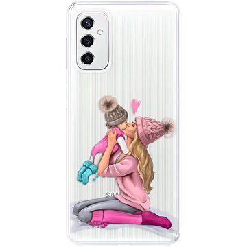iSaprio Kissing Mom pro Blond and Girl pro Samsung Galaxy M52 5G (kmblogirl-TPU3-M52_5G)