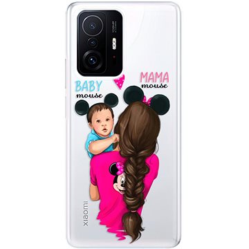 iSaprio Mama Mouse Brunette and Boy pro Xiaomi 11T / 11T Pro (mmbruboy-TPU3-Mi11Tp)