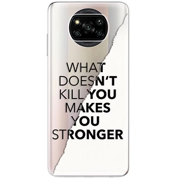 iSaprio Makes You Stronger pro Xiaomi Poco X3 Pro / X3 NFC (maystro-TPU3-pX3pro)
