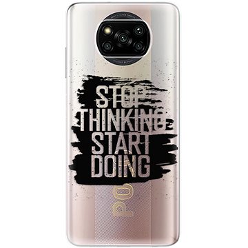 iSaprio Start Doing pro black pro Xiaomi Poco X3 Pro / X3 NFC (stadob-TPU3-pX3pro)