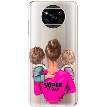 iSaprio Super Mama pro Two Boys pro Xiaomi Poco X3 Pro / X3 NFC (smtwboy-TPU3-pX3pro)