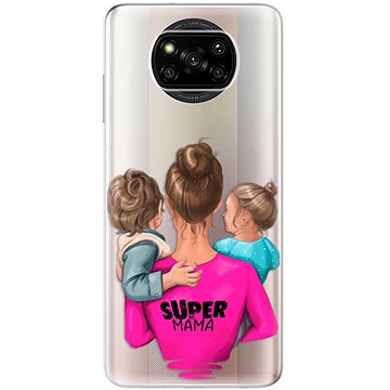 iSaprio Super Mama pro Boy and Girl pro Xiaomi Poco X3 Pro / X3 NFC (smboygirl-TPU3-pX3pro)