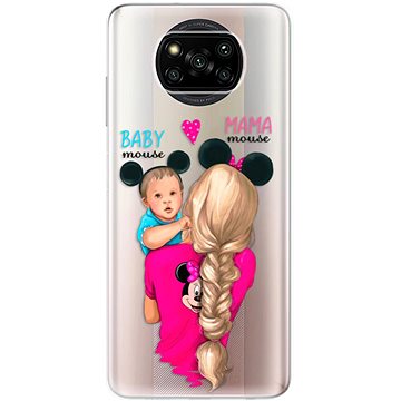 iSaprio Mama Mouse Blonde and Boy pro Xiaomi Poco X3 Pro / X3 NFC (mmbloboy-TPU3-pX3pro)