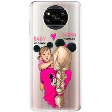 iSaprio Mama Mouse Blond and Girl pro Xiaomi Poco X3 Pro / X3 NFC (mmblogirl-TPU3-pX3pro)