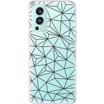 iSaprio Abstract Triangles 03 pro black pro OnePlus Nord 2 5G (trian03b-TPU3-opN2-5G)
