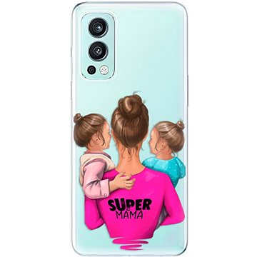 iSaprio Super Mama pro Two Girls pro OnePlus Nord 2 5G (smtwgir-TPU3-opN2-5G)