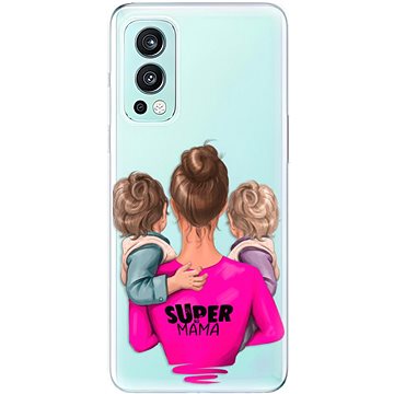 iSaprio Super Mama pro Two Boys pro OnePlus Nord 2 5G (smtwboy-TPU3-opN2-5G)