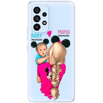 iSaprio Mama Mouse Blonde and Boy pro Samsung Galaxy A53 5G (mmbloboy-TPU3-A53-5G)
