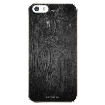 iSaprio Black Wood pro iPhone 5/5S/SE (blackwood13-TPU2_i5)