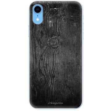 iSaprio Black Wood pro iPhone Xr (blackwood13-TPU2-iXR)