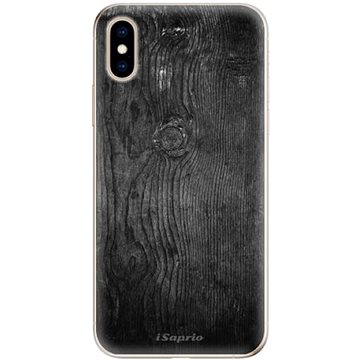 iSaprio Black Wood pro iPhone XS (blackwood13-TPU2_iXS)