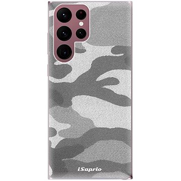 iSaprio Gray Camuflage 02 pro Samsung Galaxy S22 Ultra 5G (graycam02-TPU3-S22U-5G)