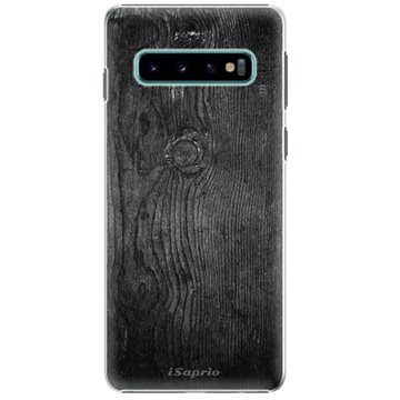 iSaprio Black Wood pro Samsung Galaxy S10 (blackwood13-TPU-gS10)