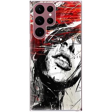 iSaprio Sketch Face pro Samsung Galaxy S22 Ultra 5G (skef-TPU3-S22U-5G)