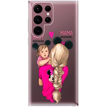 iSaprio Mama Mouse Blond and Girl pro Samsung Galaxy S22 Ultra 5G (mmblogirl-TPU3-S22U-5G)