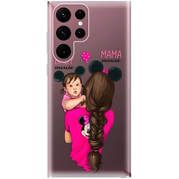 iSaprio Mama Mouse Brunette and Girl pro Samsung Galaxy S22 Ultra 5G (mmbrugirl-TPU3-S22U-5G)