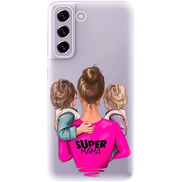 iSaprio Super Mama - Two Boys pro Samsung Galaxy S21 FE 5G (smtwboy-TPU3-S21FE)