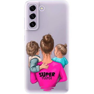 iSaprio Super Mama - Boy and Girl pro Samsung Galaxy S21 FE 5G (smboygirl-TPU3-S21FE)