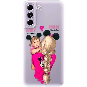 iSaprio Mama Mouse Blond and Girl pro Samsung Galaxy S21 FE 5G (mmblogirl-TPU3-S21FE)