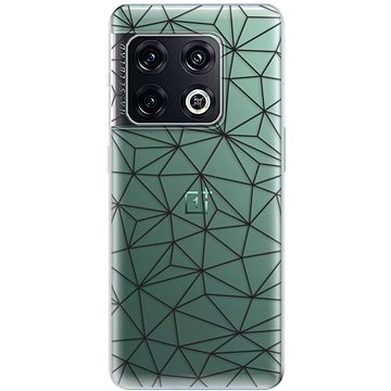iSaprio Abstract Triangles 03 - black pro OnePlus 10 Pro (trian03b-TPU3-op10pro)