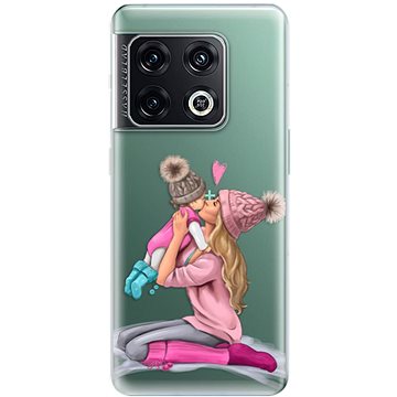iSaprio Kissing Mom - Blond and Girl pro OnePlus 10 Pro (kmblogirl-TPU3-op10pro)