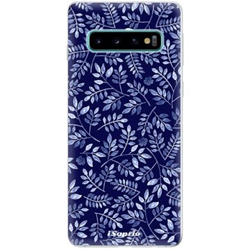 iSaprio Blue Leaves pro Samsung Galaxy S10 (bluelea05-TPU-gS10)
