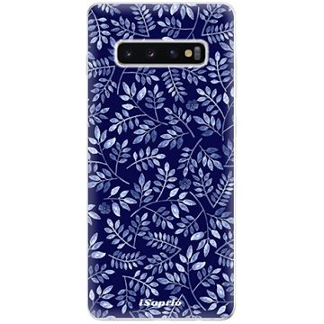 iSaprio Blue Leaves pro Samsung Galaxy S10+ (bluelea05-TPU-gS10p)