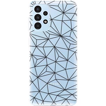 iSaprio Abstract Triangles 03 pro black pro Samsung Galaxy A13 (trian03b-TPU3-A13)
