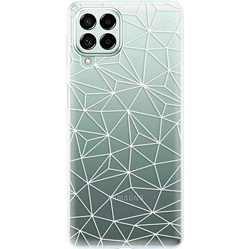 iSaprio Abstract Triangles 03 pro white pro Samsung Galaxy M53 5G (trian03w-TPU3-M53_5G)