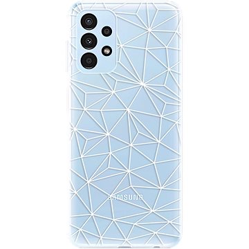 iSaprio Abstract Triangles 03 pro white pro Samsung Galaxy A13 (trian03w-TPU3-A13)