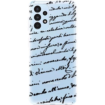 iSaprio Handwriting 01 pro black pro Samsung Galaxy A13 (hawri01b-TPU3-A13)