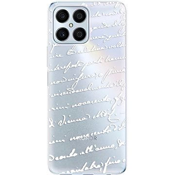 iSaprio Handwriting 01 pro white pro Honor X8 (hawri01w-TPU3-HonX8)