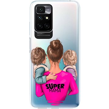 iSaprio Super Mama pro Two Boys pro Xiaomi Redmi 10 (smtwboy-TPU3-Rmi10)