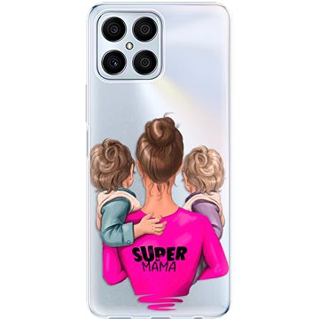 iSaprio Super Mama pro Two Boys pro Honor X8 (smtwboy-TPU3-HonX8)