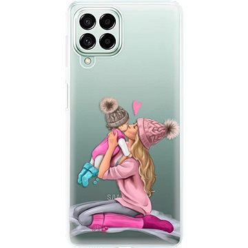 iSaprio Kissing Mom pro Blond and Girl pro Samsung Galaxy M53 5G (kmblogirl-TPU3-M53_5G)