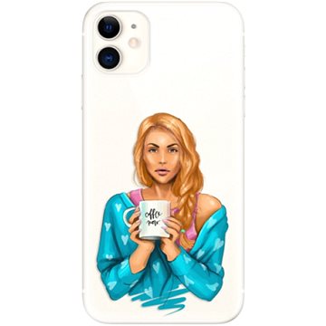 iSaprio Coffe Now - Redhead pro iPhone 11 (cofnored-TPU2_i11)
