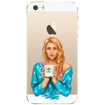 iSaprio Coffe Now - Redhead pro iPhone 5/5S/SE (cofnored-TPU2_i5)