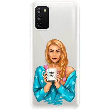 iSaprio Coffe Now - Redhead pro Samsung Galaxy A02s (cofnored-TPU3-A02s)