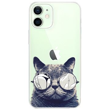 iSaprio Crazy Cat 01 pro iPhone 12 mini (craca01-TPU3-i12m)