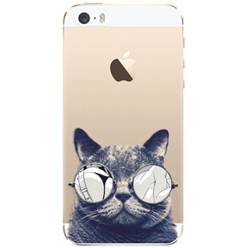 iSaprio Crazy Cat 01 pro iPhone 5/5S/SE (craca01-TPU2_i5)
