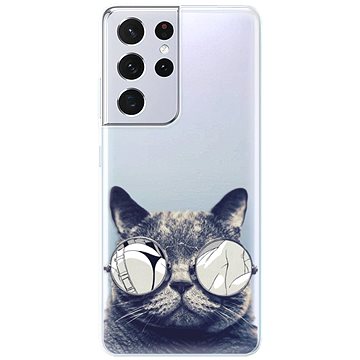 iSaprio Crazy Cat 01 pro Samsung Galaxy S21 Ultra (craca01-TPU3-S21u)