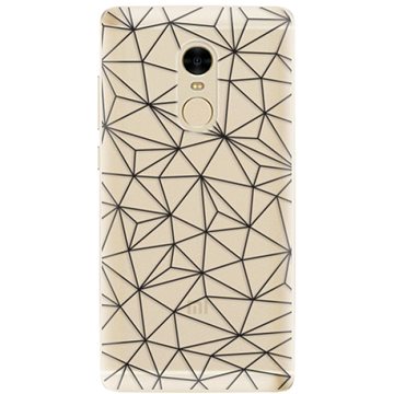iSaprio Abstract Triangles 03 - black pro Xiaomi Redmi Note 4 (trian03b-TPU2-RmiN4)