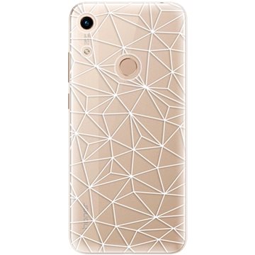 iSaprio Abstract Triangles 03 - white pro Honor 8A (trian03w-TPU2_Hon8A)