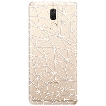 iSaprio Abstract Triangles 03 - white pro Huawei Mate 10 Lite (trian03w-TPU2-Mate10L)