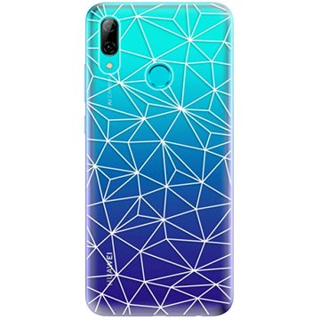 iSaprio Abstract Triangles 03 - white pro Huawei P Smart 2019 (trian03w-TPU-Psmart2019)