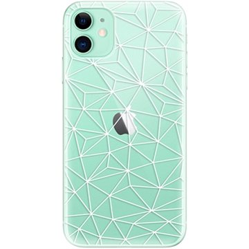 iSaprio Abstract Triangles 03 - white pro iPhone 11 (trian03w-TPU2_i11)